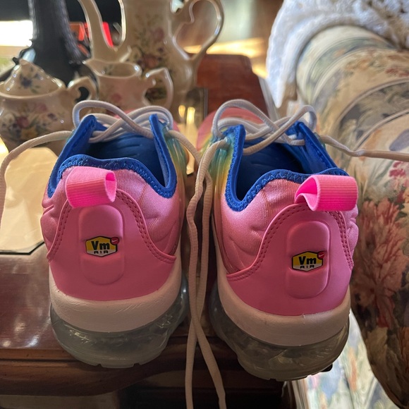 Nike Vibrant Pink and Blue Sneakers with Chunky Sole